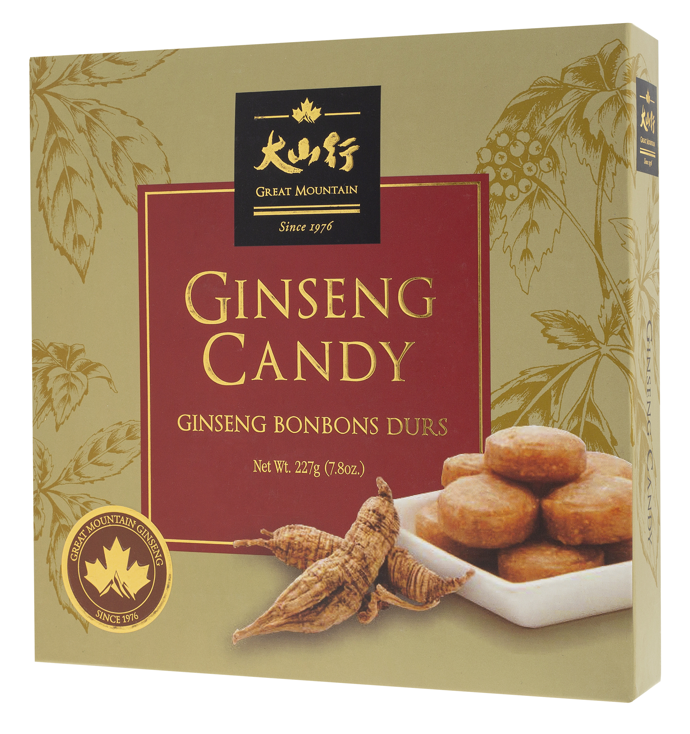 KẸO NHÂN SÂM CỨNG (CÓ LÁT NHÂN SÂM)