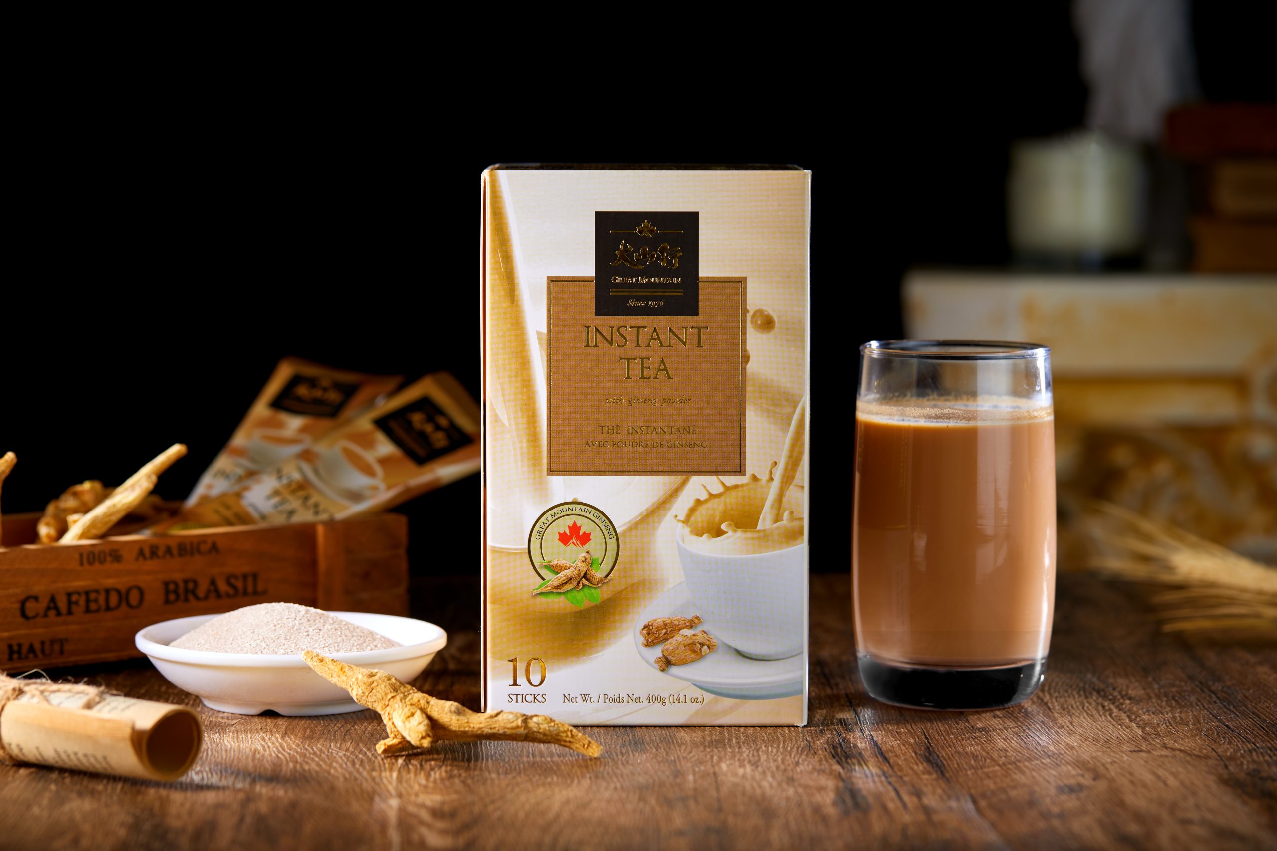 Trà sữa nhân sâm Canada